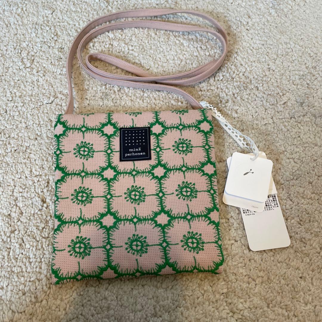 新品minä perhonenミナペルホネンanemone pocket bag anemone” pocket bag | mina perhonen/ミナ