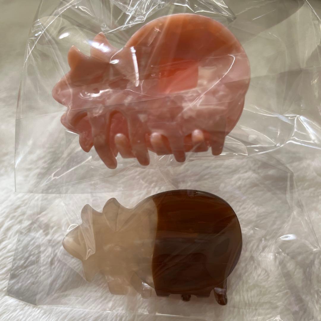 入手困難　ホノルルクッキー　ヘアクリップ　レア　ピンク 正規品 ハワイ ホノルルクッキー ヘアクリップ 髪留め グアバモチーフ