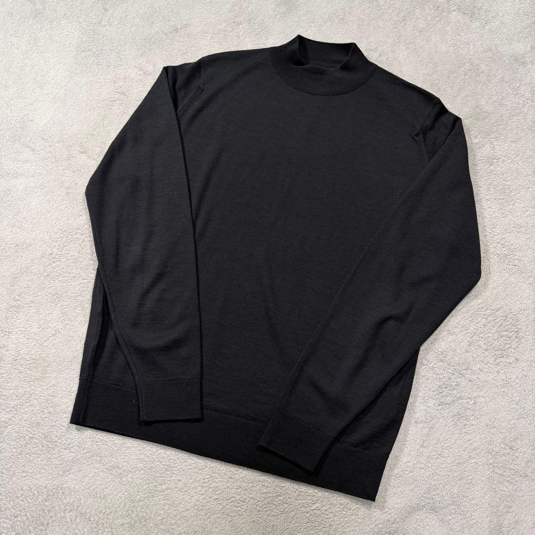 ジョンスメドレー　モックネックニット　Mサイズ　ブラック　ウール 楽天市場】【ファイナルクリアランス20】ジョンスメドレー JOHN