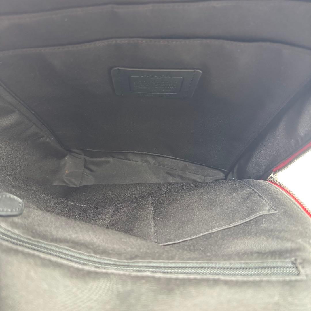 極美品✨ コーチ グラハム 3way リュック ビジネス A4 レザー 赤