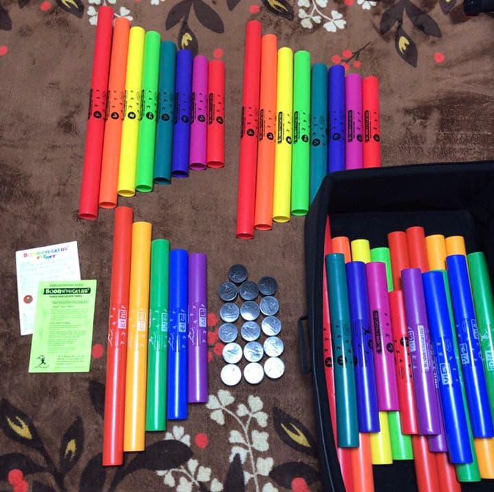 ドレミパイプ 音楽　リトミック　ブームワッカー　アメリカ　知育　デイサービス 楽天市場】ドレミパイプ ブームワッカー 20音セット【ダイアトニック