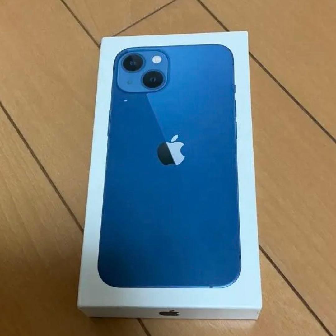 開封済み未使用品 iPhone 13 ブルー blue 128gb 新品未開封」SIMフリー iPhone 13 128GB [ブルー] MLNG3J/A