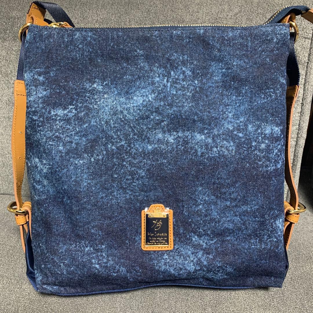 Her Schedule 美星デニム/ナイロン　バック　リュック HerSchedule】デニムデザイナー監修 岡山県「美星町」の星空を描いた