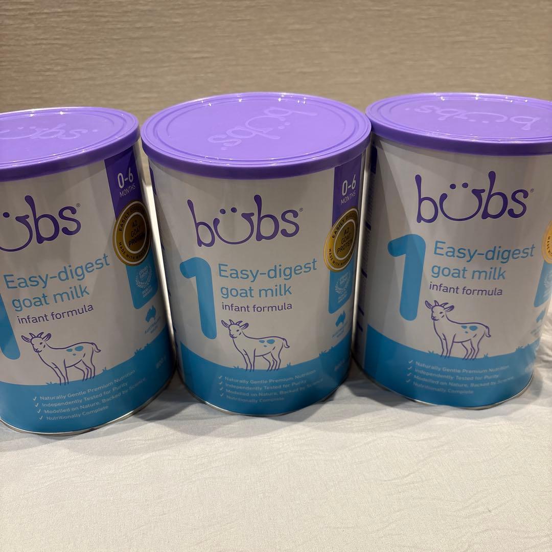 bubs Easy-digest Goat Milk　バブズ　ミルク Bubs® Goat Milk Infant Formula Stage 1, 800g (0-6 Months