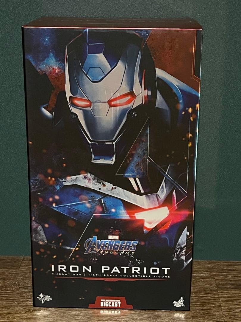 ホットトイズ　アイアンパトリオット　エンドゲーム版　開封済み美品　匿名配送 ホットトイズ ムービー・マスターピース ダイキャスト アベンジャーズ