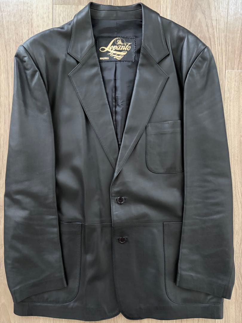 Lepanto レパント 羊革 シープスキン レザージャケット サイズXL 黒色 本革レザージャケットが3万円台！Schott直系のノウハウを継承した注目