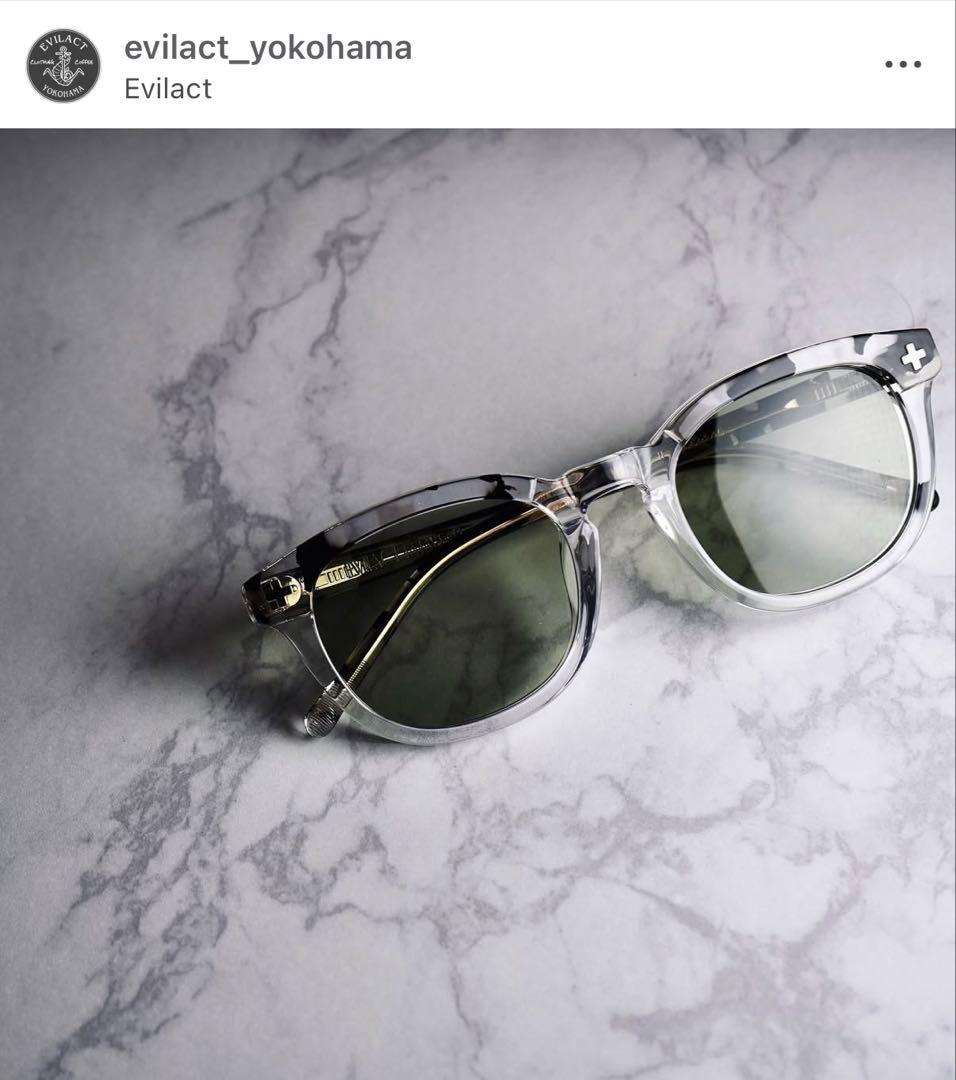 EVILACT サングラス　YALE2 新作　新品　ダルメシアン　イーブルアクト イーブルアクト アイウェア サングラス EVILACT EYEWEAR YALE II