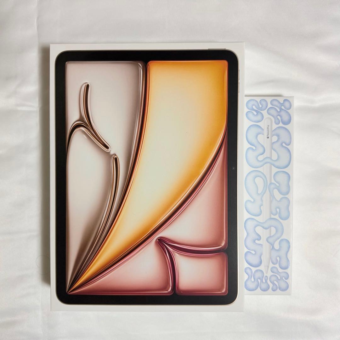 iPad Air 第6世代 M2 128GB /Apple Pencil Pro Apple Pencil（第2世代）【12.9インチ iPad Pro(第6/5/4/3世代)・11