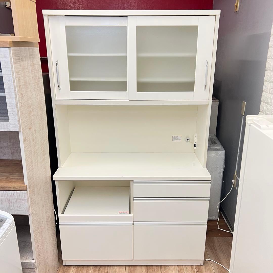 ニトリ　食器棚　カップボード キッチンボード (140 GY) | ニトリネット【公式】 家具・インテリア通販