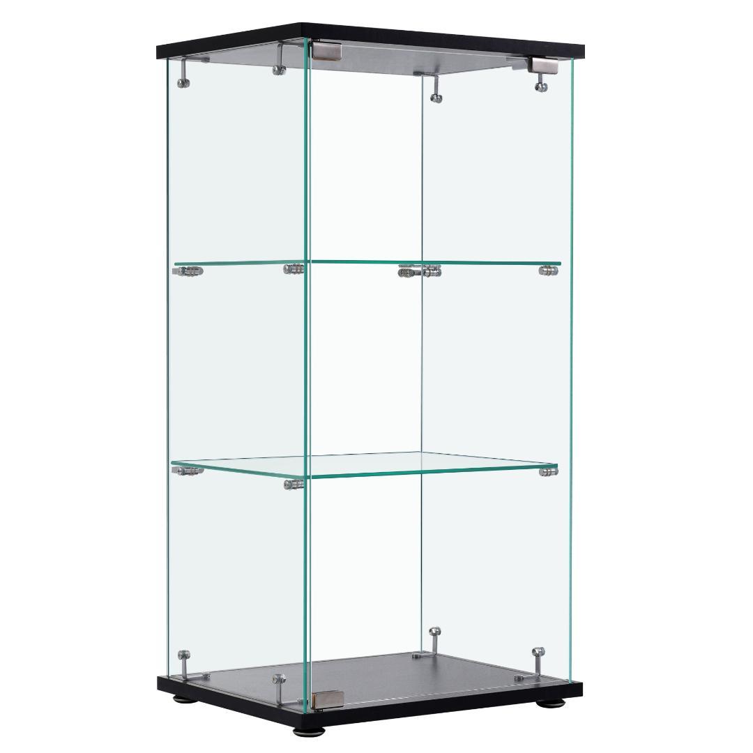 コレクションケース フィギュアケース3段 幅42.5×奥行36.5×高さ86cm ガラスコレクションケース フィギュアケース 3段 4面ガラス 幅42.5cm