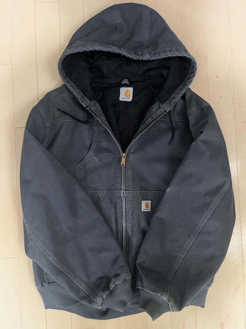 Carhartt アクティブジャケット ダークグレー Carhartt WIP カーハート ダブリューアイピー アウター メンズ ジップ