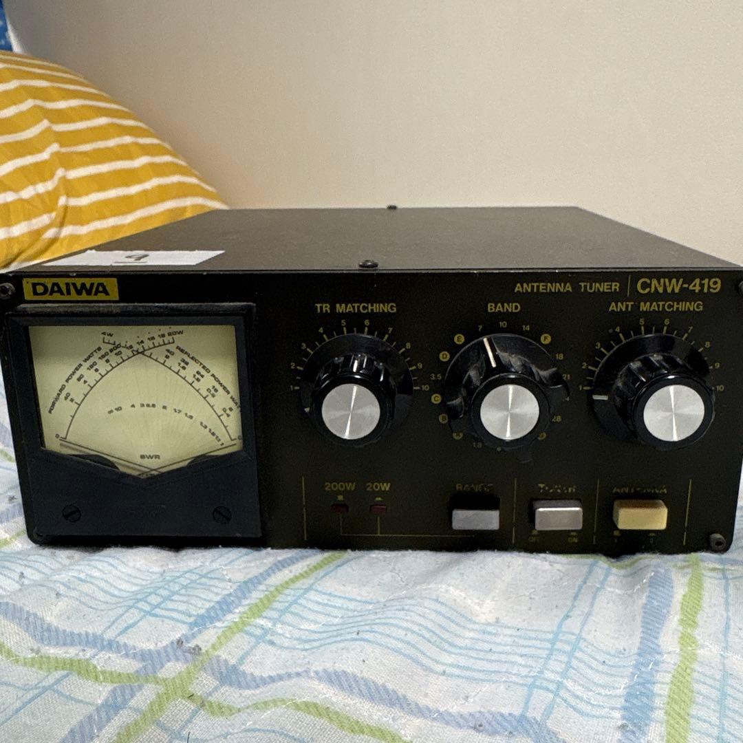 DAIWA CNW-419 アンテナチューナー アマチュア無線 JE3JLB DAIWA CNW-419 を整備する