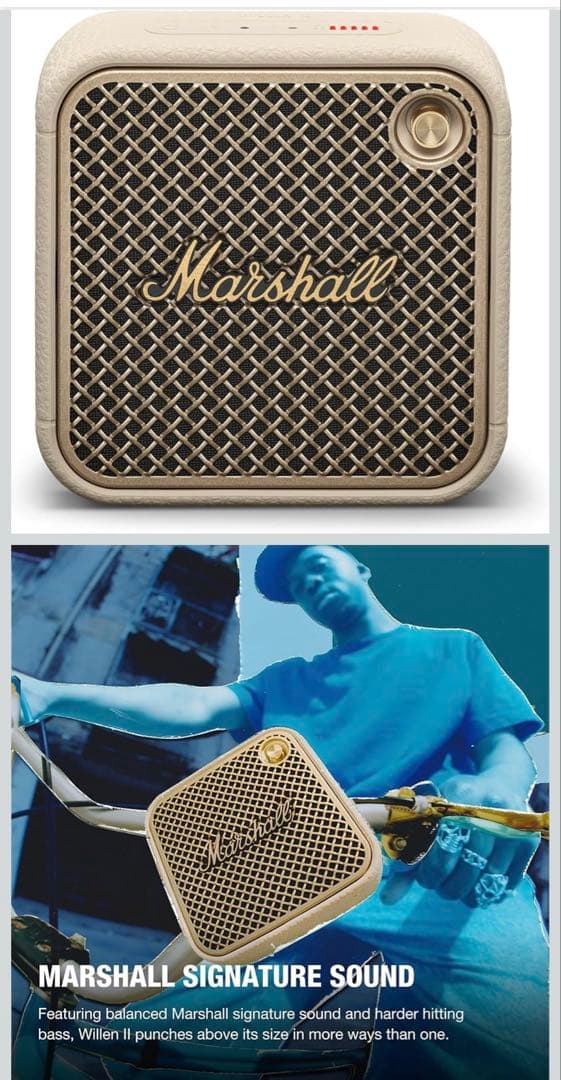 Marshall ワイヤレススピーカー 防水 Amazon.co.jp: Marshall ワイヤレスポータブル防水スピーカー Emberton