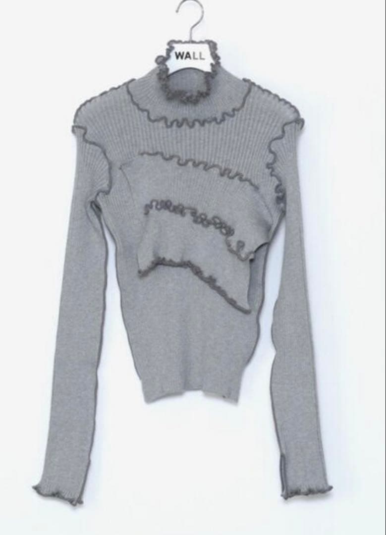 コトハヨコザワ　グレー　ハイネックリブニット kotohayokozawa（コトハヨコザワ）の「【kotohayokozawa