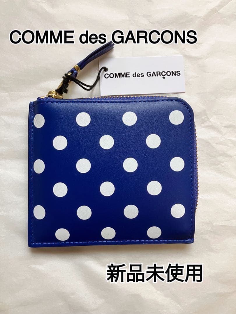 【新品未使用】【COMME de GARCONS】L字ケース　NAVY L字型ZIP財布 - WASHED #NAVY [8Z-Y031-051] – ciacura