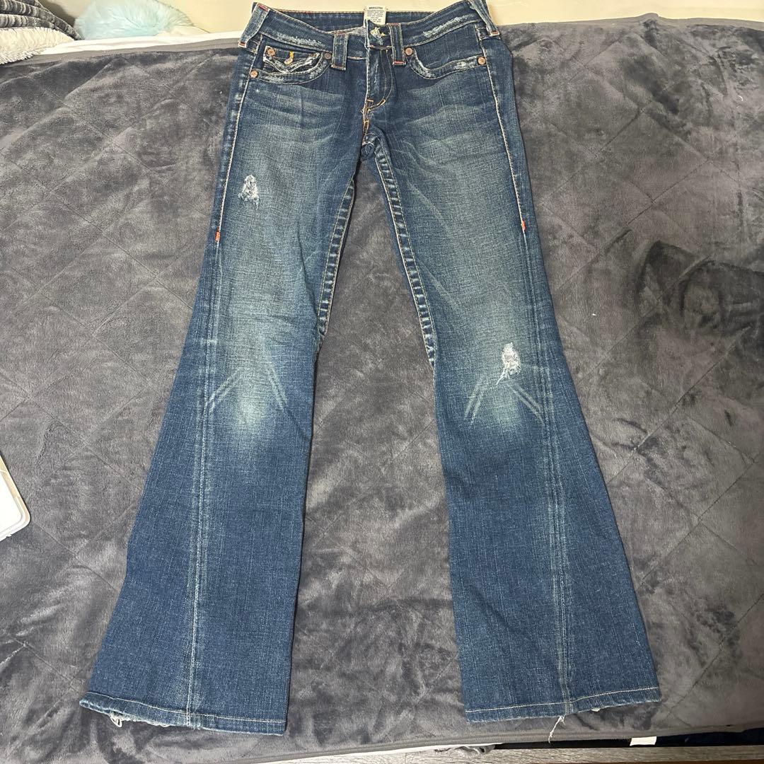 トゥルーレリジョン デニムパンツ 楽天市場】TRUE RELIGION RICKY SUPER T STRAIGHT JEAN 34” (109194