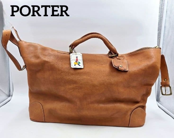 美品 PORTER CASTER ボストンバッグ レザー ト吉田カバン 非売品 PORTER ポーター フリースタイル ミニボストンバッグ 707-15163 吉田