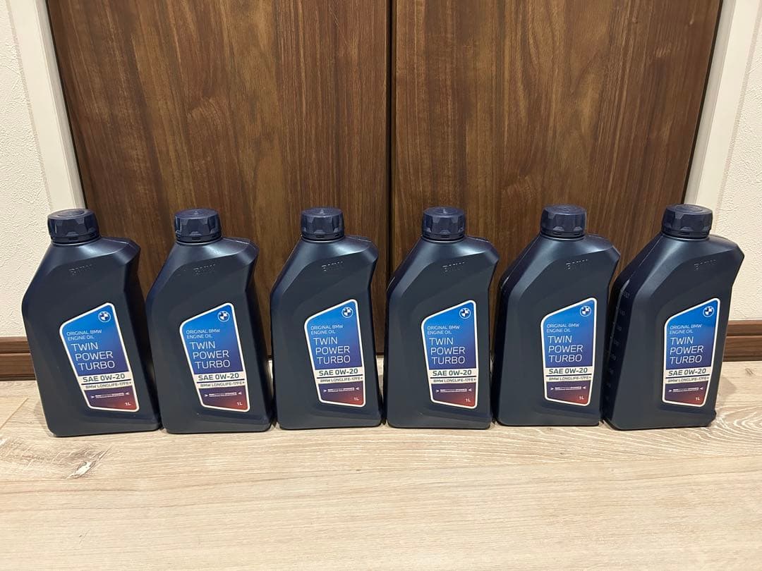 純正 TWIN POWER TURBO エンジンオイル 0W-20 6本 BMW 純正 エンジンオイル 0W20 1L ガソリン車 0W-20 輸入車純正オイル
