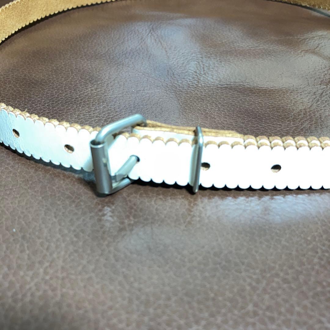 COMME des GARÇONS スカラップホワイトレザーベルト 楽天市場】コムデギャルソン COMME DES GARCONS ベルト CLASSIC