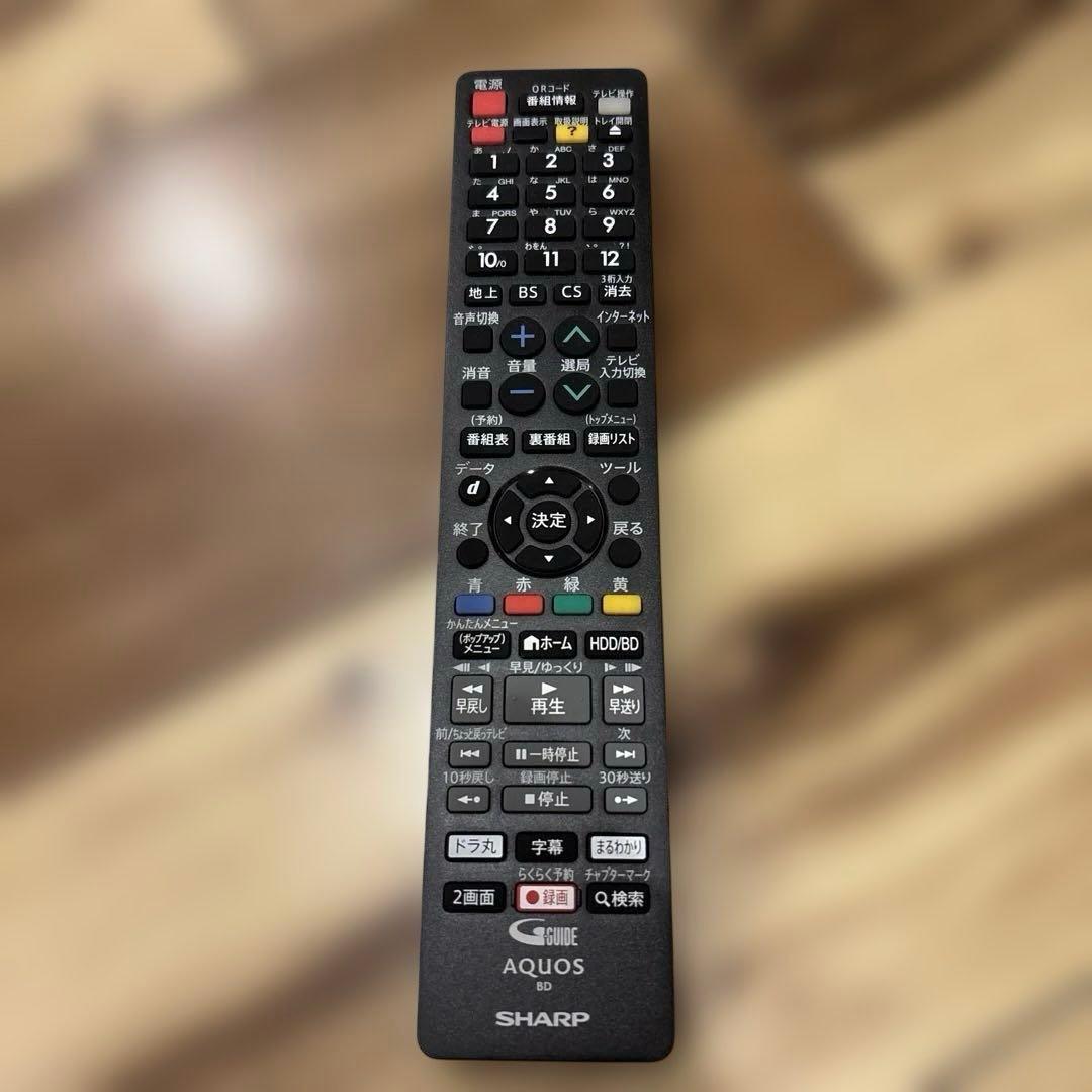 SHARP AQUOS ブルーレイレコーダーBD-NW1200 - メルカリ