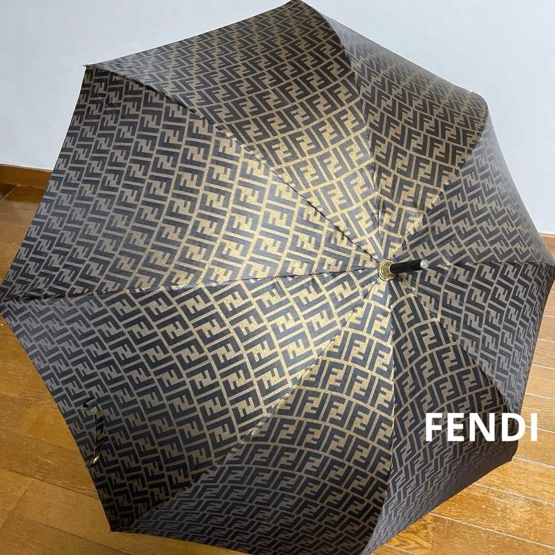 FENDI フェンディ 長傘 ズッカ柄 総柄 ユニセックス 美品 ゴールド 楽天市場】【中古】【良い】 FENDI フェンディ ズッカ 雨傘 長傘