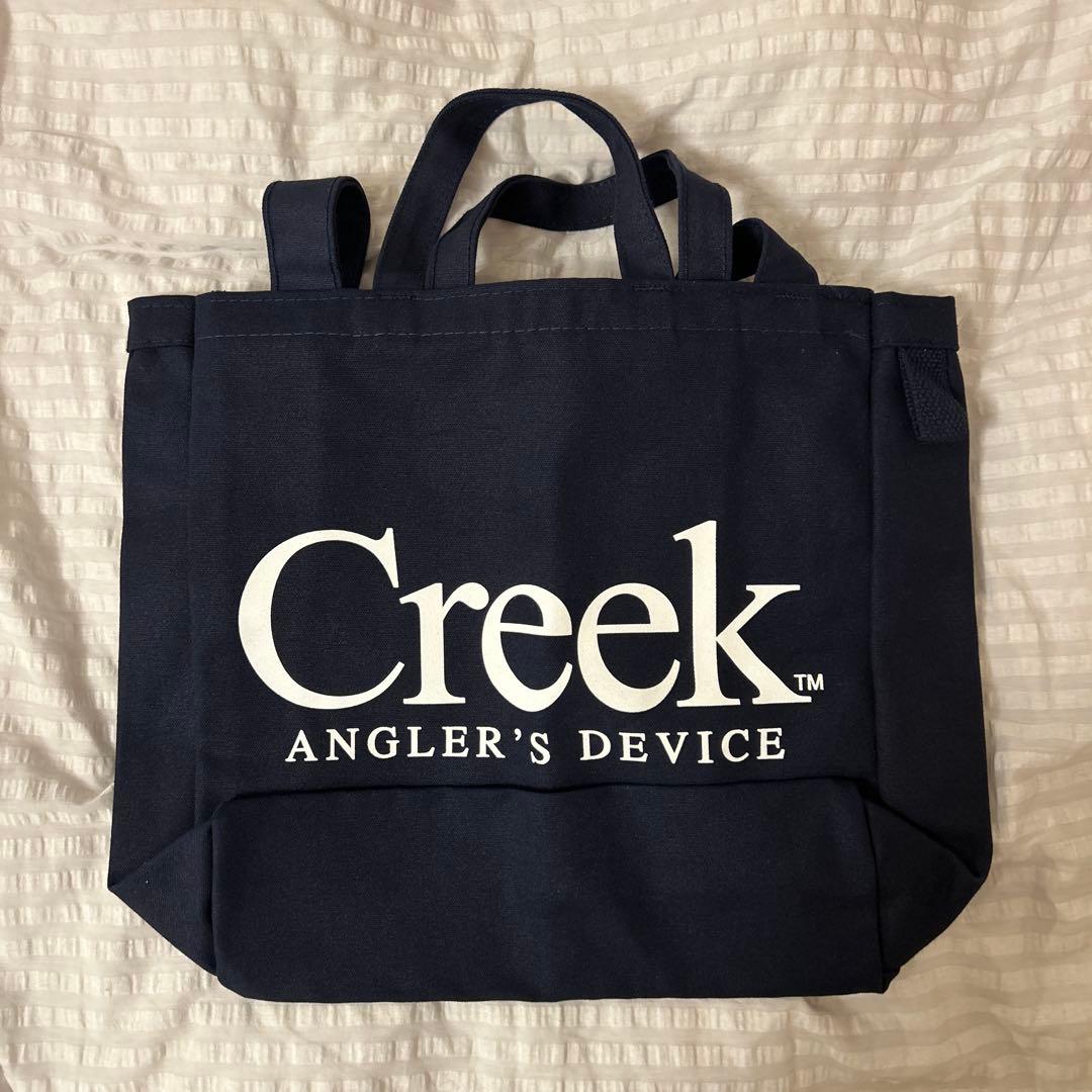 CREEK・QUIET MOUNTAIN トートバッグ ネイビー 新品未使用 VX21 NARROW TOTE トートバッグ 【公式】 FREDRIK PACKERS オンライン