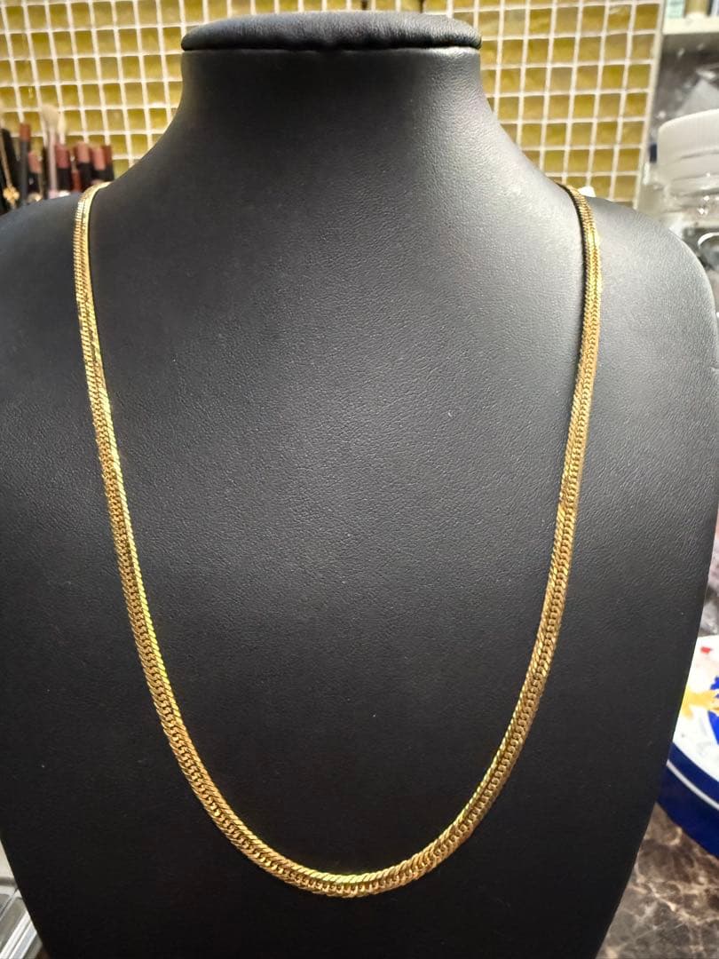 18金喜平12cutトリプルネックレス 45cm 11.3g