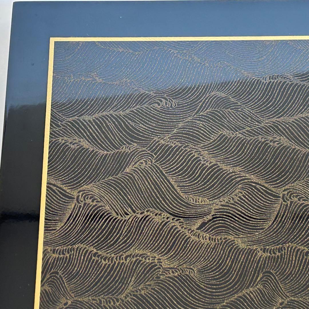 美品】アートパネル 漆器 金蒔絵 掛け軸 小さな掛け軸 パネル 漆アート