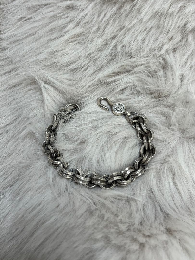 クロムハーツ　ダブルBリング　ブレスレット CHROME HEARTS（クロムハーツ） OLD 2 DOUBLE B RING オールド ダブルB