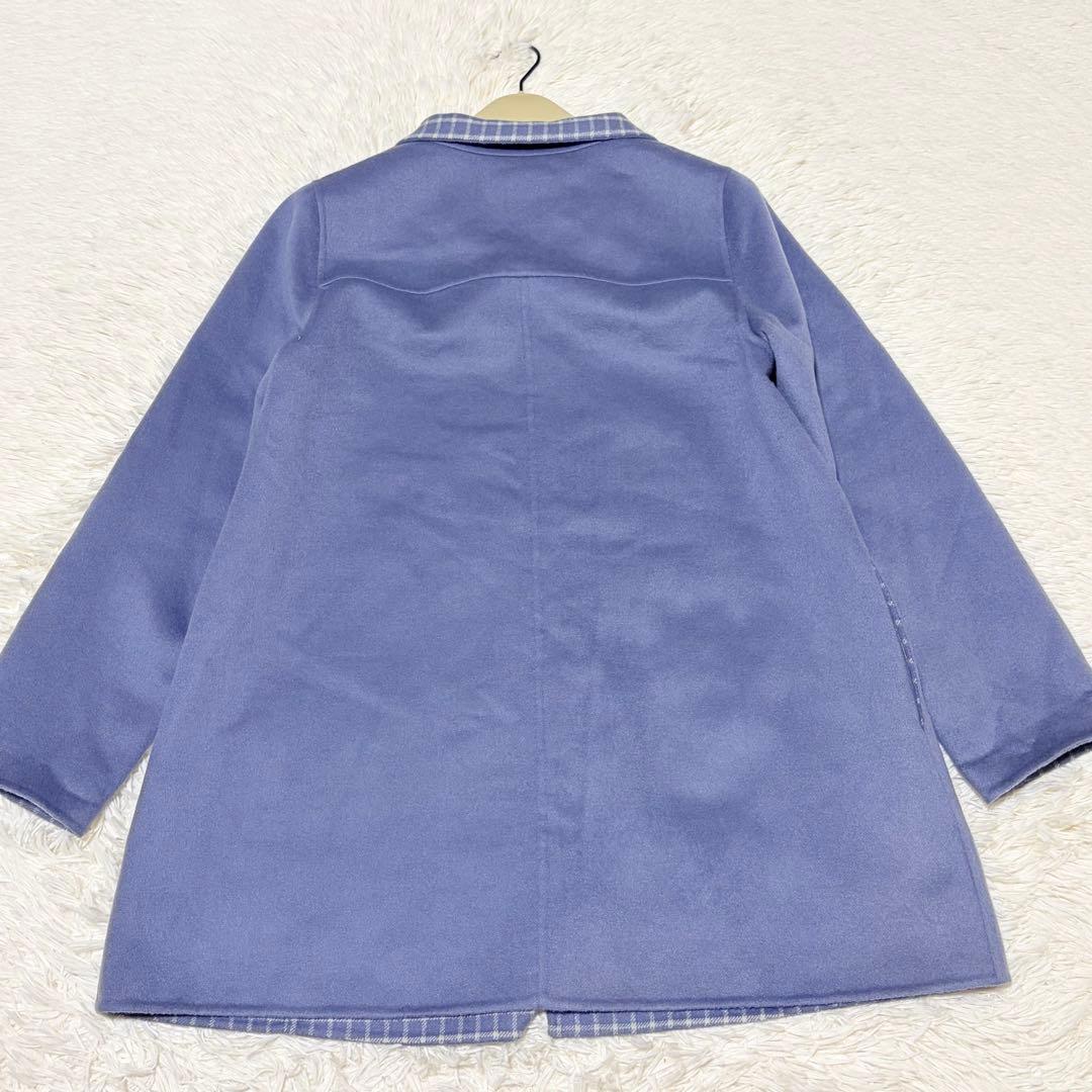 近年モデル 極美品 レリアン カシミヤ100 ダブルフェイス コート