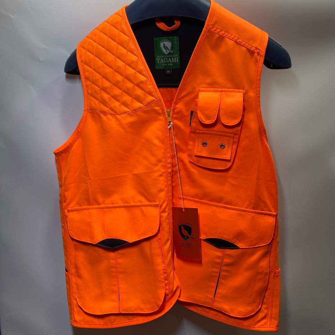 TAGAMI オレンジ ハンティングベスト Mサイズ　YU326 TAGAMI オレンジ ハンティングベスト Mサイズ YU326 TAGAMI Reversible