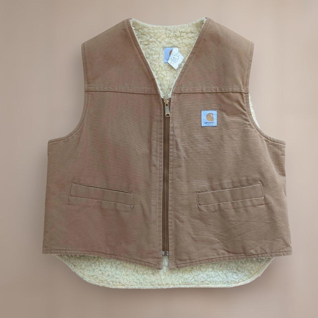 90s USA製 カーハート ワークベスト ブラウン XL 野村訓市 楽天市場】90s USA製 カーハート 裏 ボア ダック ベスト メンズ L