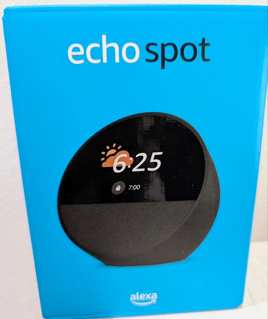【新品・未開封】Amazon Echo Spot ブラック Amazon.com: Amazon Echo Spot (newest model) in Amazon Black bundle