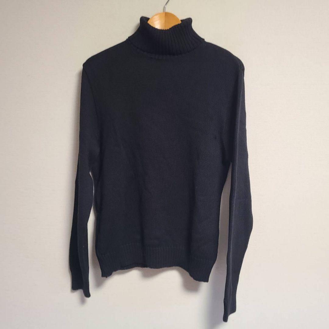 ドルチェ＆ガッバーナ タートルネック ニット セーター 48 ブラック