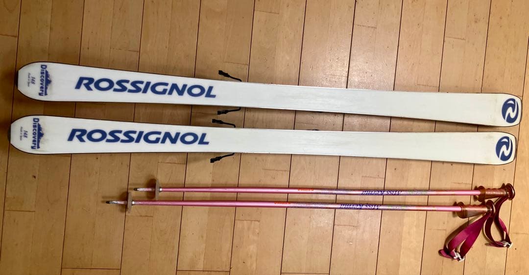 レディース ROSSIGNOL✴︎カービングスキー板148・ストック - メルカリ