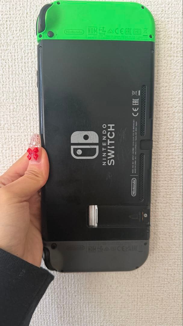 Nintendo Switch グリーン/ブラック 本体 - Nintendo Switch 本体