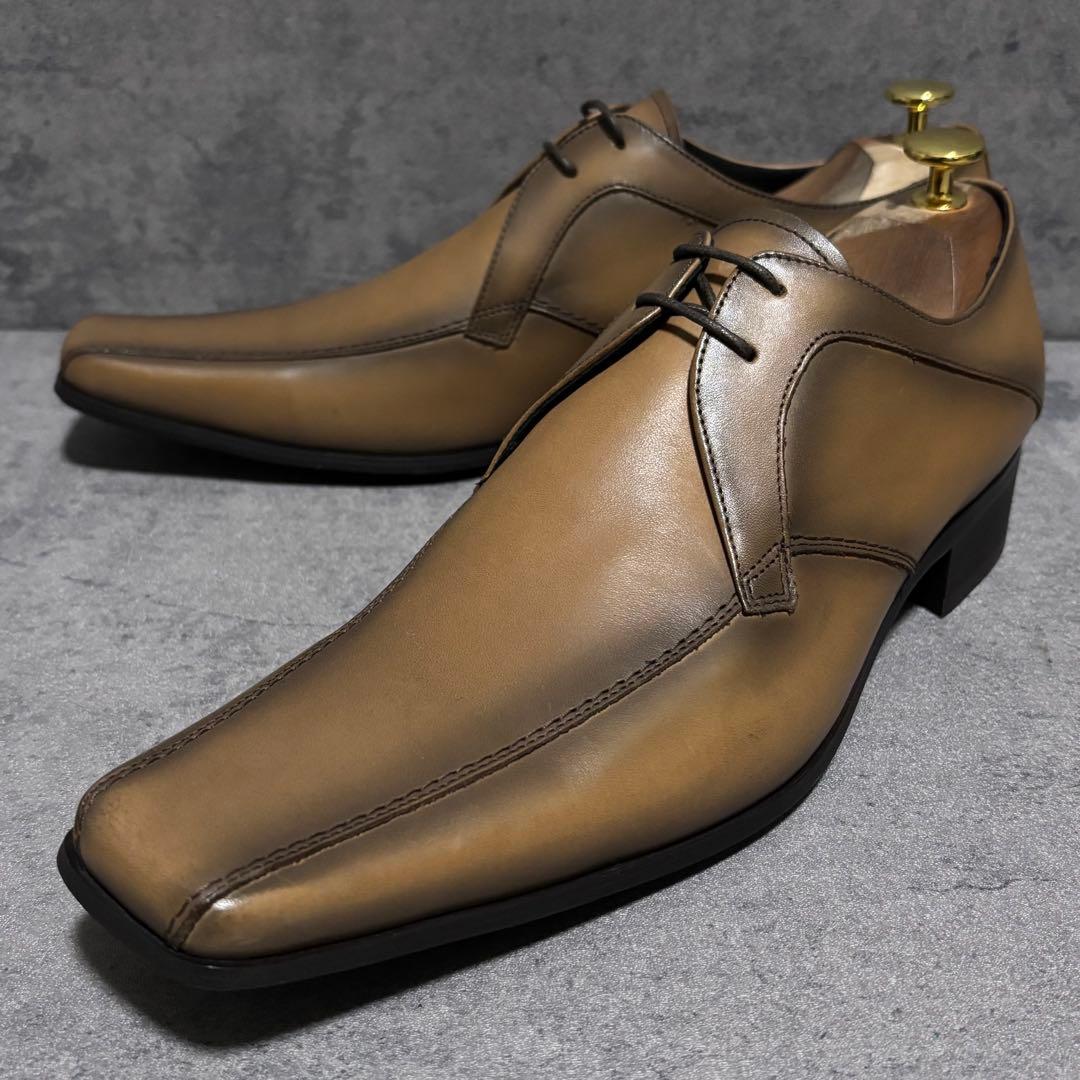 新品　キャサリンハムネットロンドン　ビジネスシューズ　ブラウン　本革　2225 KATHARINE HAMNETT LONDON（キャサリンハムネットロンドン） 即納