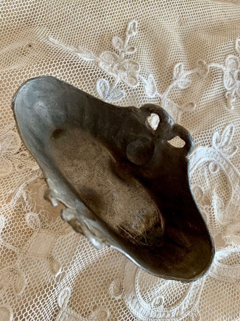 フランスアンティークジャルディニエール布花＆キャンドルホルダー