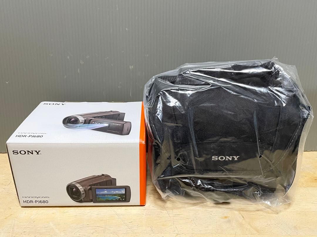 新品未使用SONY HDR-PJ680-TI ビデオカメラ 新品ケース付き SONY HDR-PJ680 TI (ハンディーカム) プロジェクター内蔵モデル