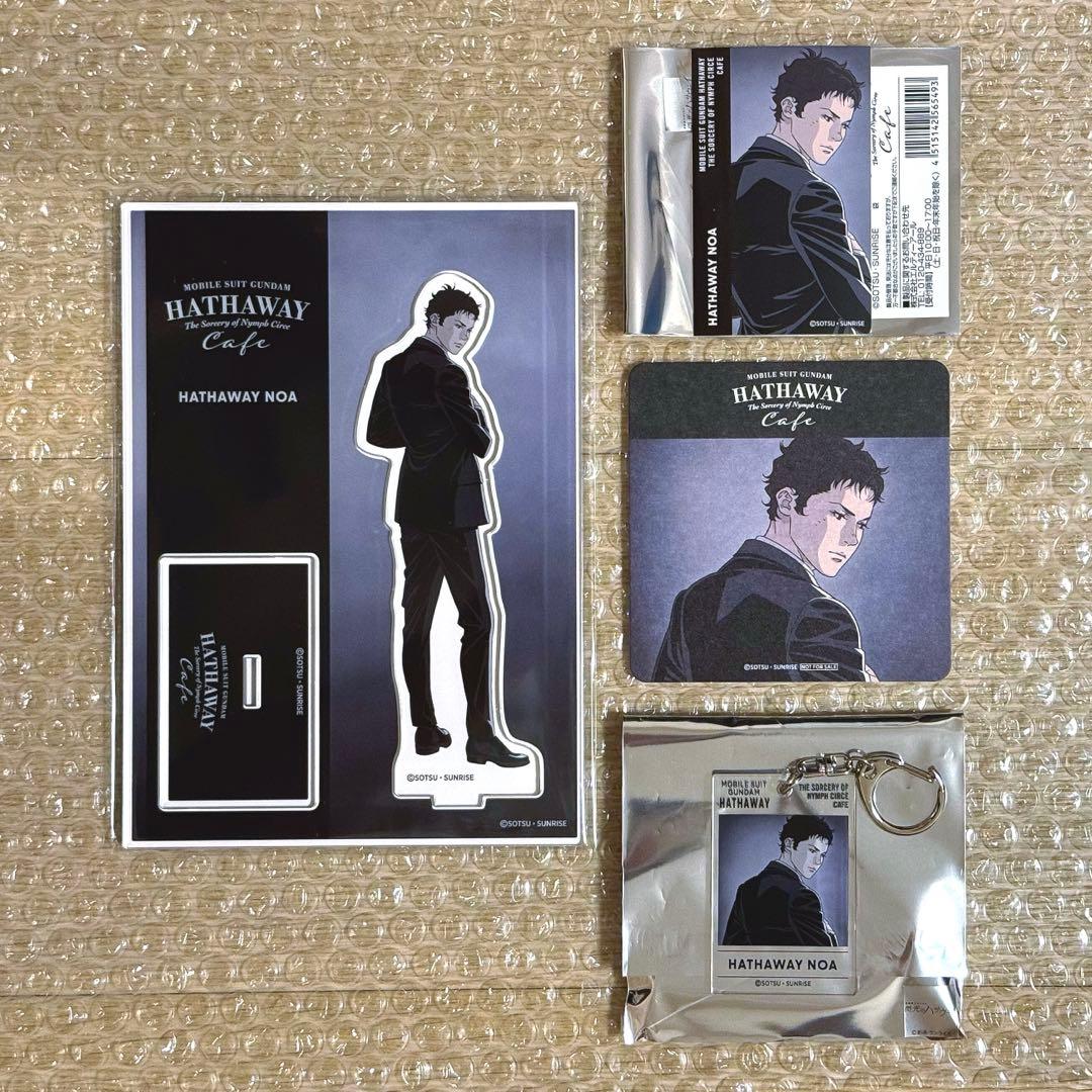 機動戦士ガンダム 閃光のハサウェイ ハサウェイ アクリルスタンド カフェ 4点 機動戦士ガンダム 閃光のハサウェイ アクリルスタンド（スタンダード