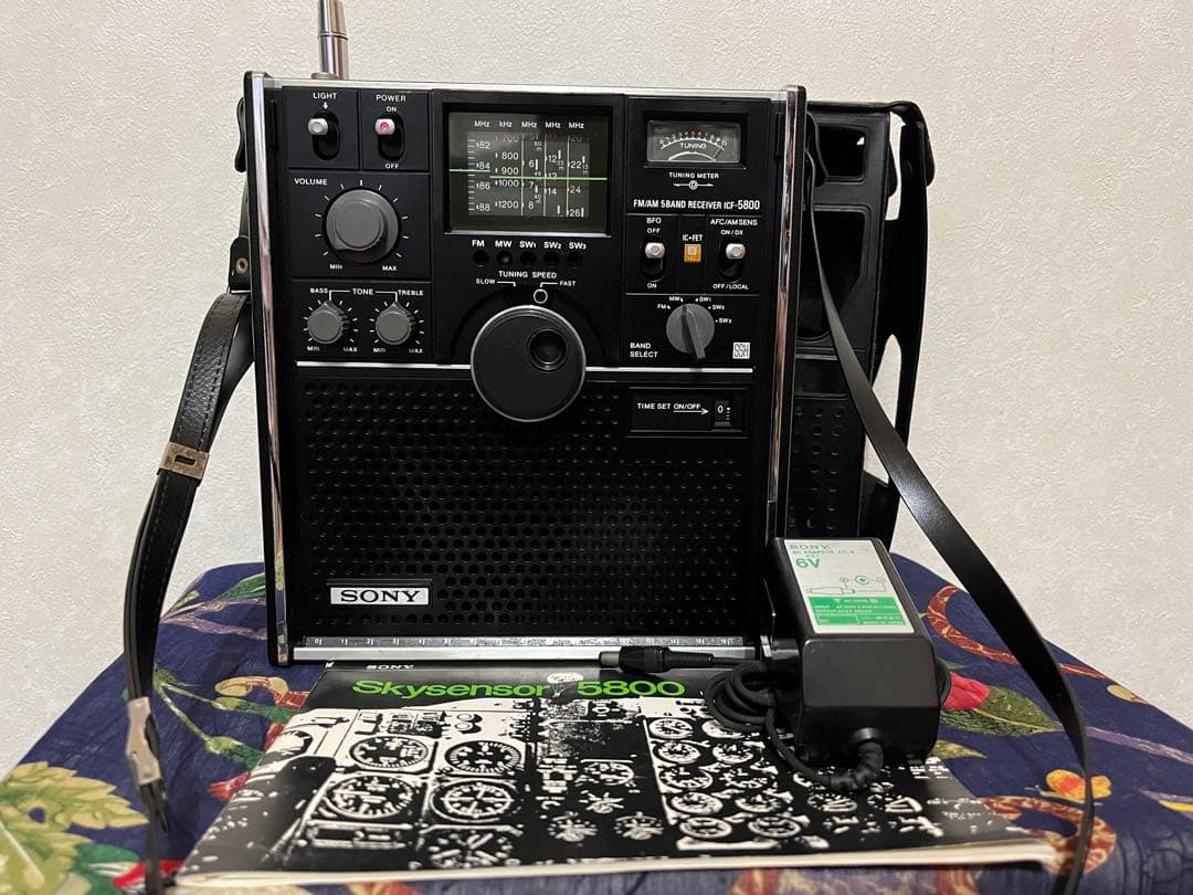 ●SONY　スカイセンサ－　ICF5800　●昭和のBCL傑作機！ 動作美品！○SONY スカイセンサ－ ICF5800 ○昭和のBCL傑作機！ - メルカリ