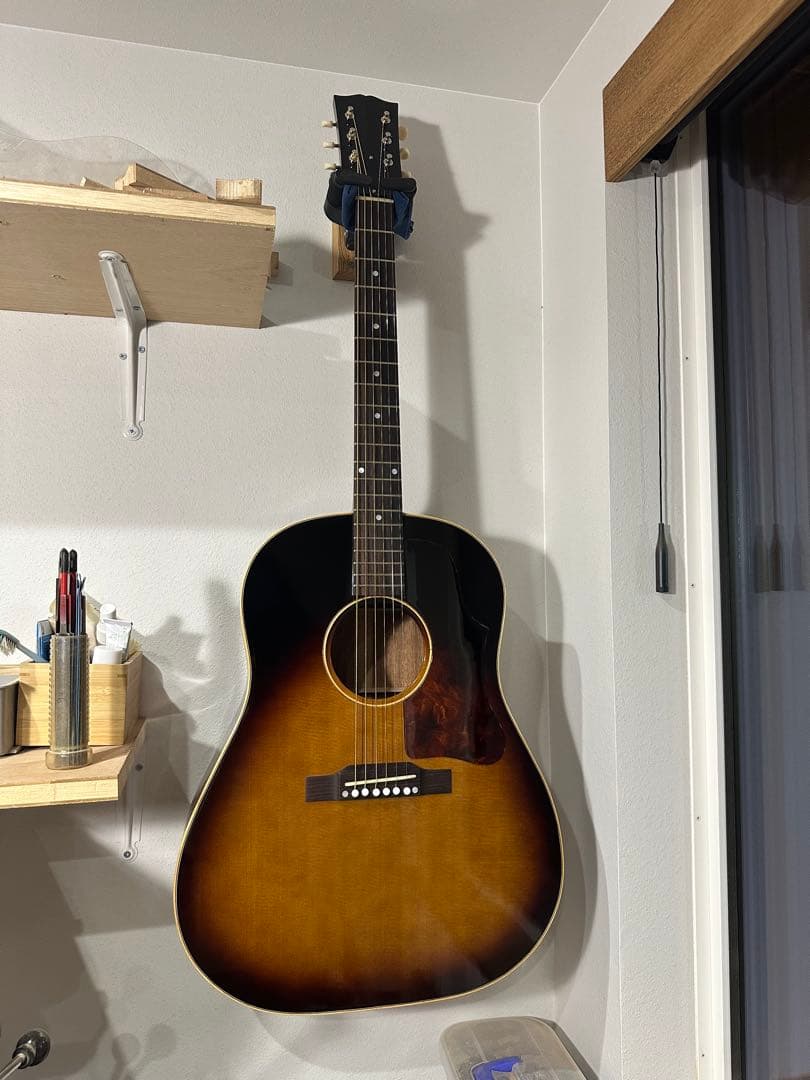個人製作　j-45コピーモデル　2025年8月完成 J-45 Special Satin Vintage Sunburst / 2025: アコースティックギター