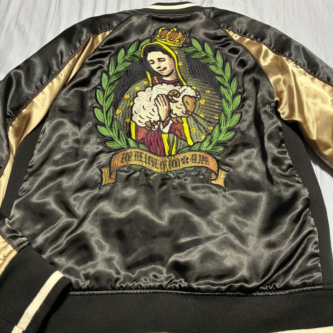 glamb グラム スカジャン 鳩 マリア 羊 サイズ3ブラック　スタジャン glamb（グラム）の「Out of Society Ska Jumper / アウトオブ