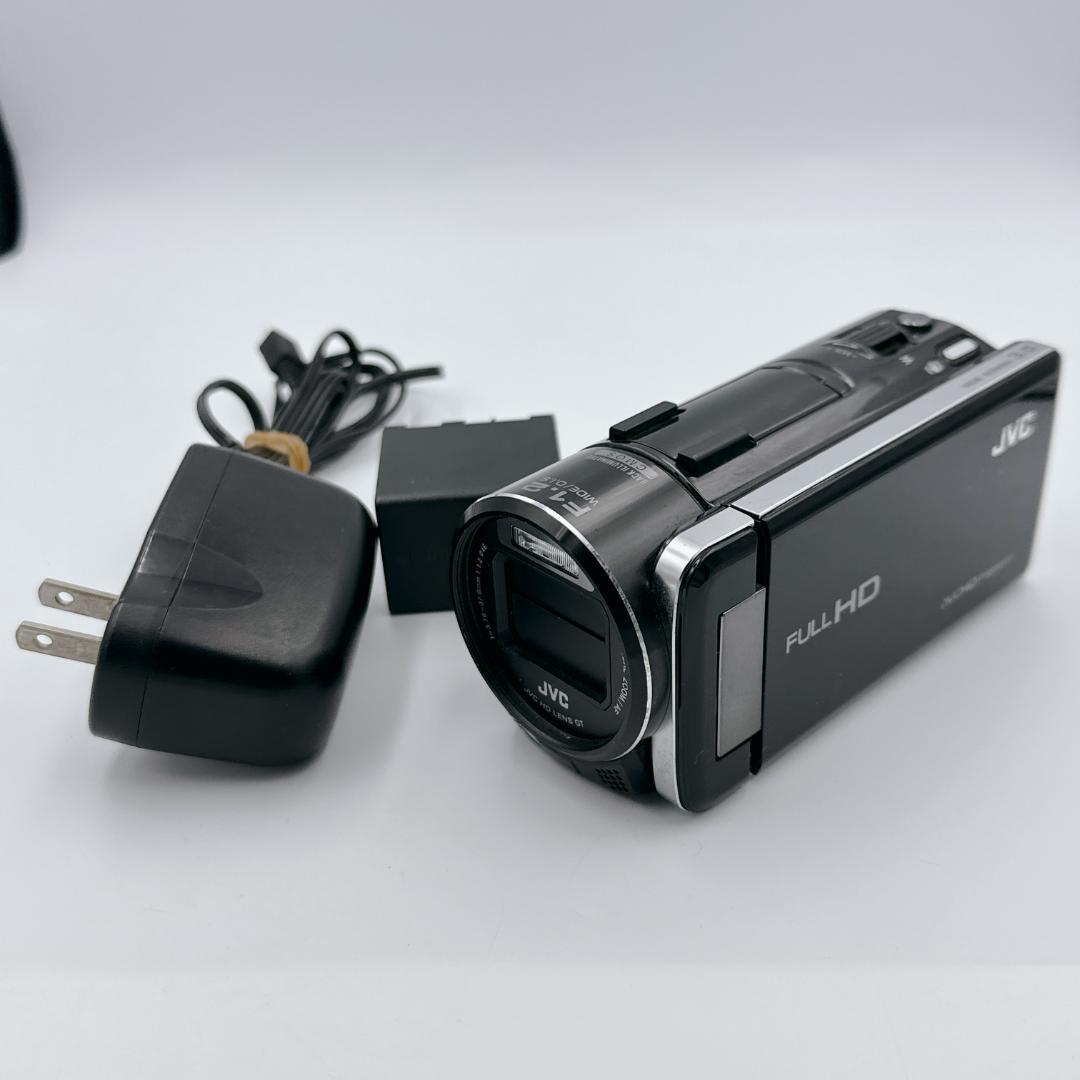 【美品】JVC Everio GZ-G5-B CMOS 10x バッテリー付き Amazon | JVCケンウッド JVC ハイビジョンメモリームービー Everio GZ