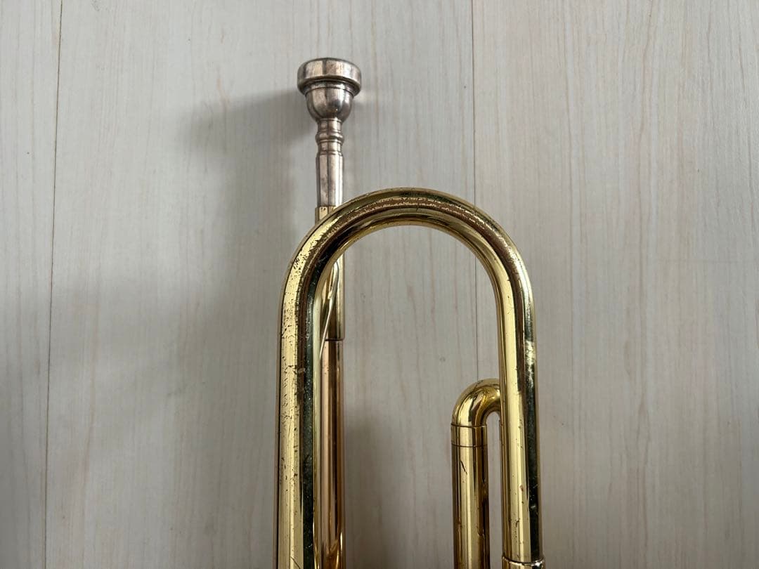 ジャンク品】 YAMAHA トランペット YTR-235 ゴールド 【ジャンク品
