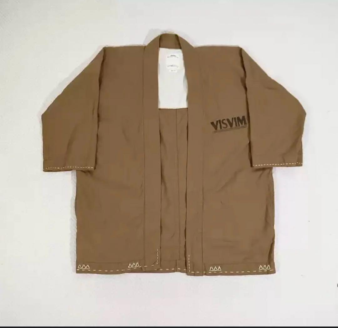 visvim SANJURO KIMONO / beige 2 サンジュウロウ Visvim Sanjuro Kimono Down Jacket 17AW / Black mud dye / Size 2