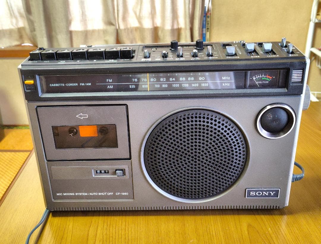 SONY CF-1980（動作確認） SONY CF-1980（動作確認） ソニーのラジカセ：CF-1980 | じんけいの