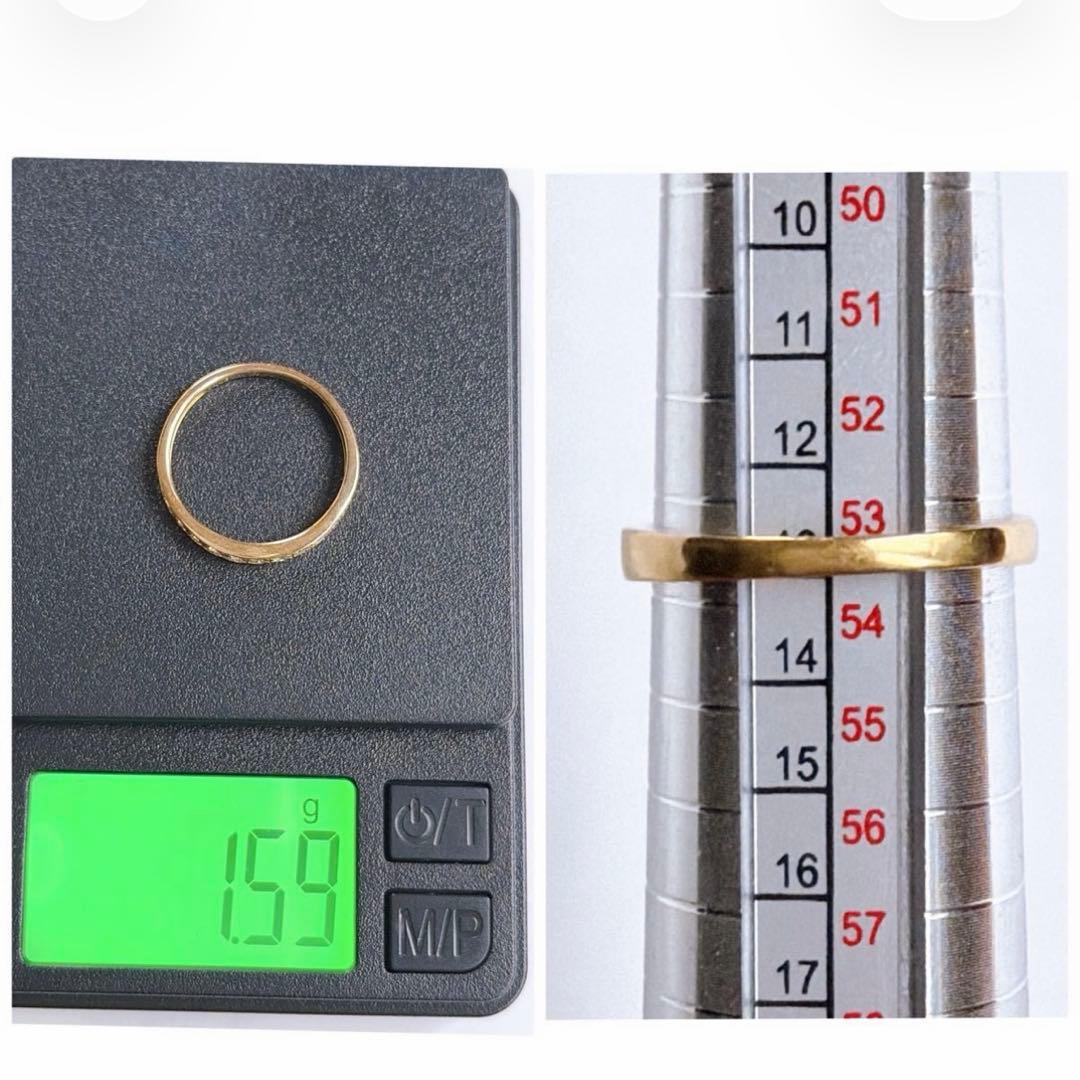 【E7265】 K18 天然ダイヤモンド 0.30ct ハーフエタニティ 13号