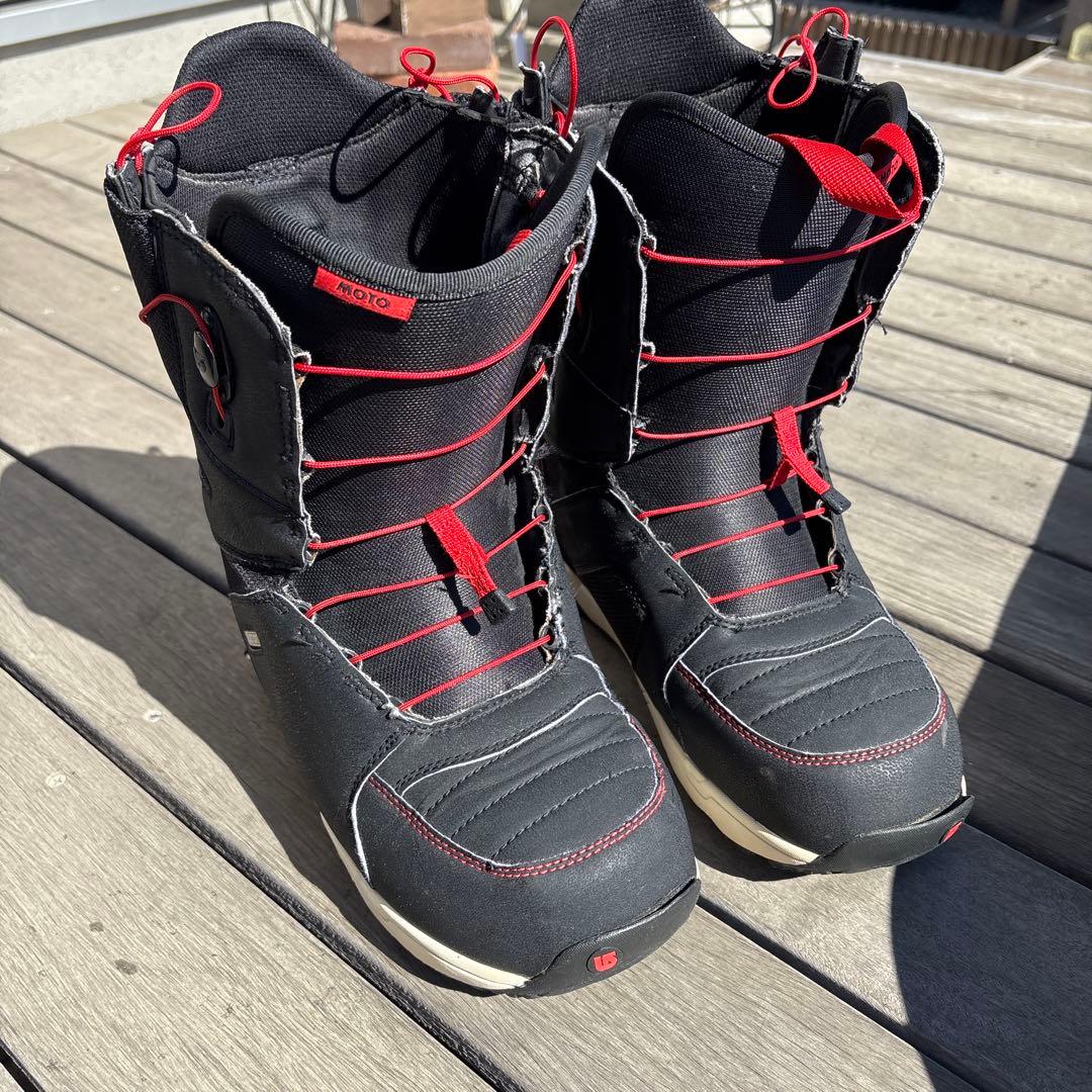 BURTON MOTO 28.0cmスノーボードブーツ ブラック/レッド BURTON (バートン) MOTO-ASIAN FIT スノーボードブーツ メンズ SIZE