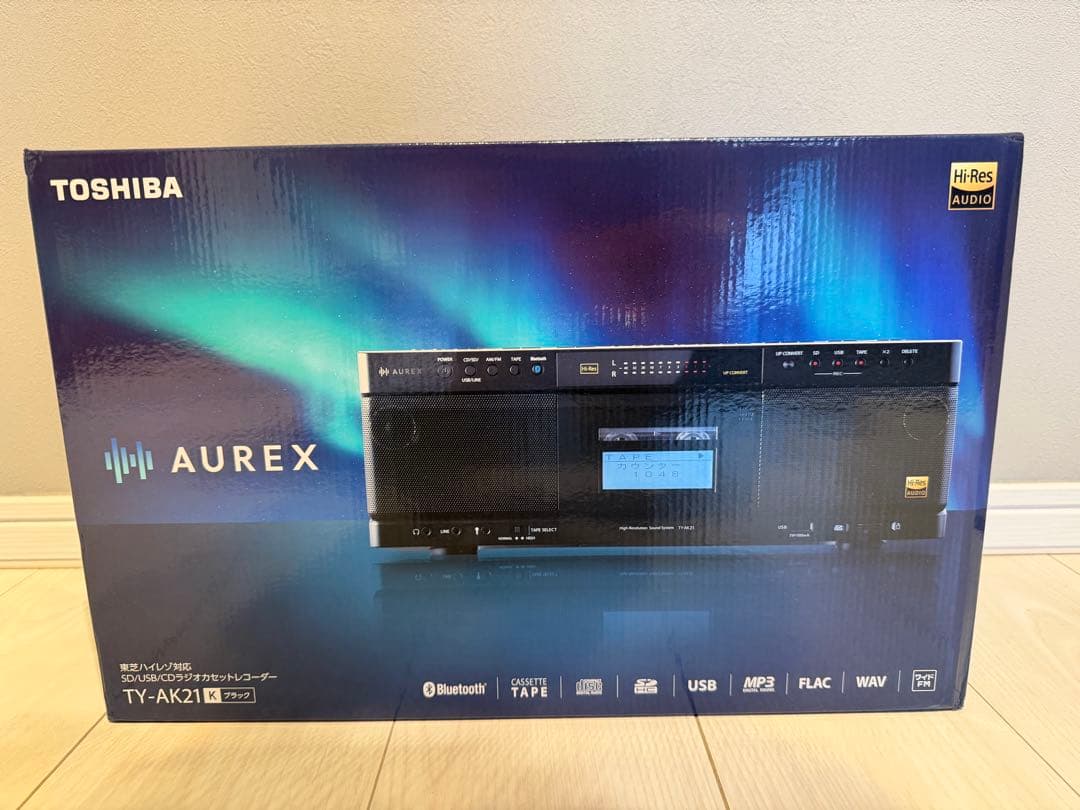 AUREX TY-AK21 ラジカセ　TOSHIBA 東芝 AUREX TY-AK21(K) [ブラック] 価格比較 - 価格.com